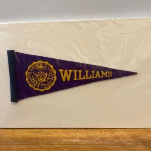 Vintage Williams College felt pennant